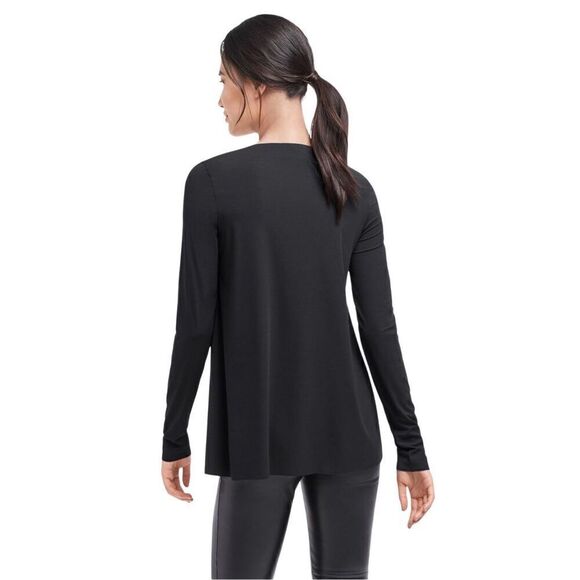 Wolford Aurora Pure Top Long Sleeves Navy Opal NWT XS - Picture 2 of 11